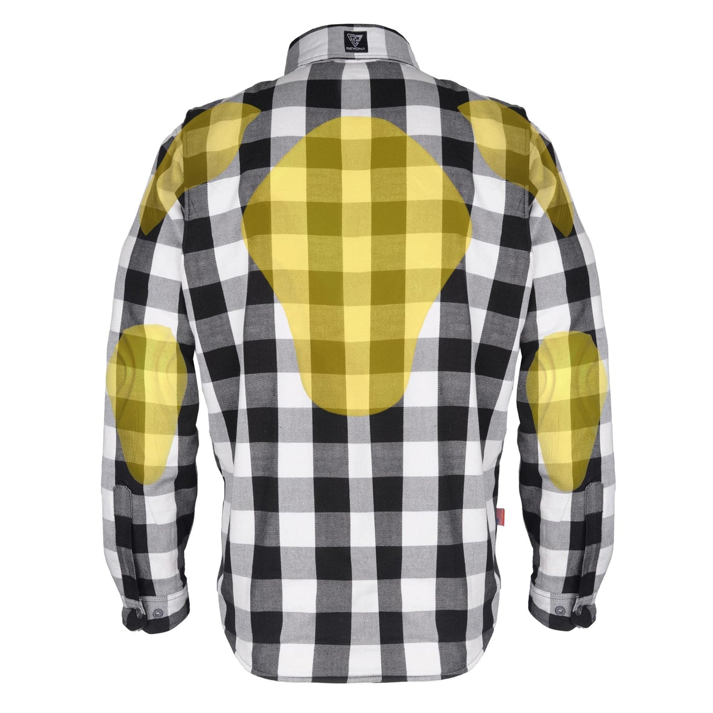 Protective Flannel Shirt - Black and White Checkered