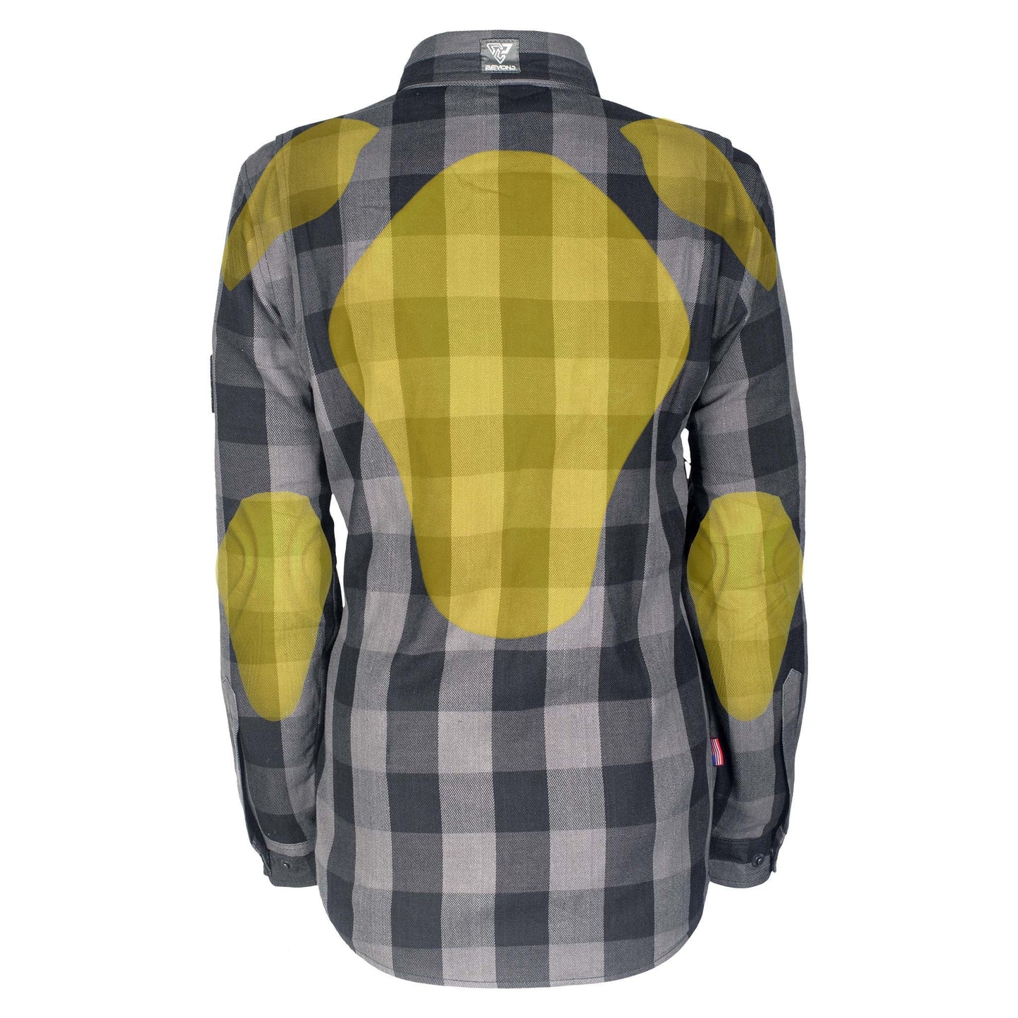 Protective Flannel Shirt for Women - Grey Checkered