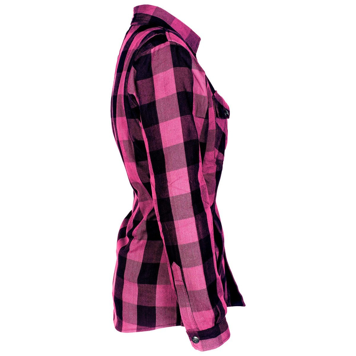 Protective Flannel Shirt for Women - Pink Checkered
