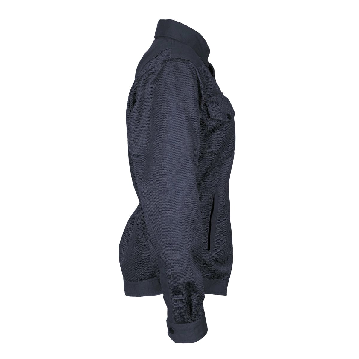 Protective Summer Mesh Shirt for Women - Navy Blue Solid