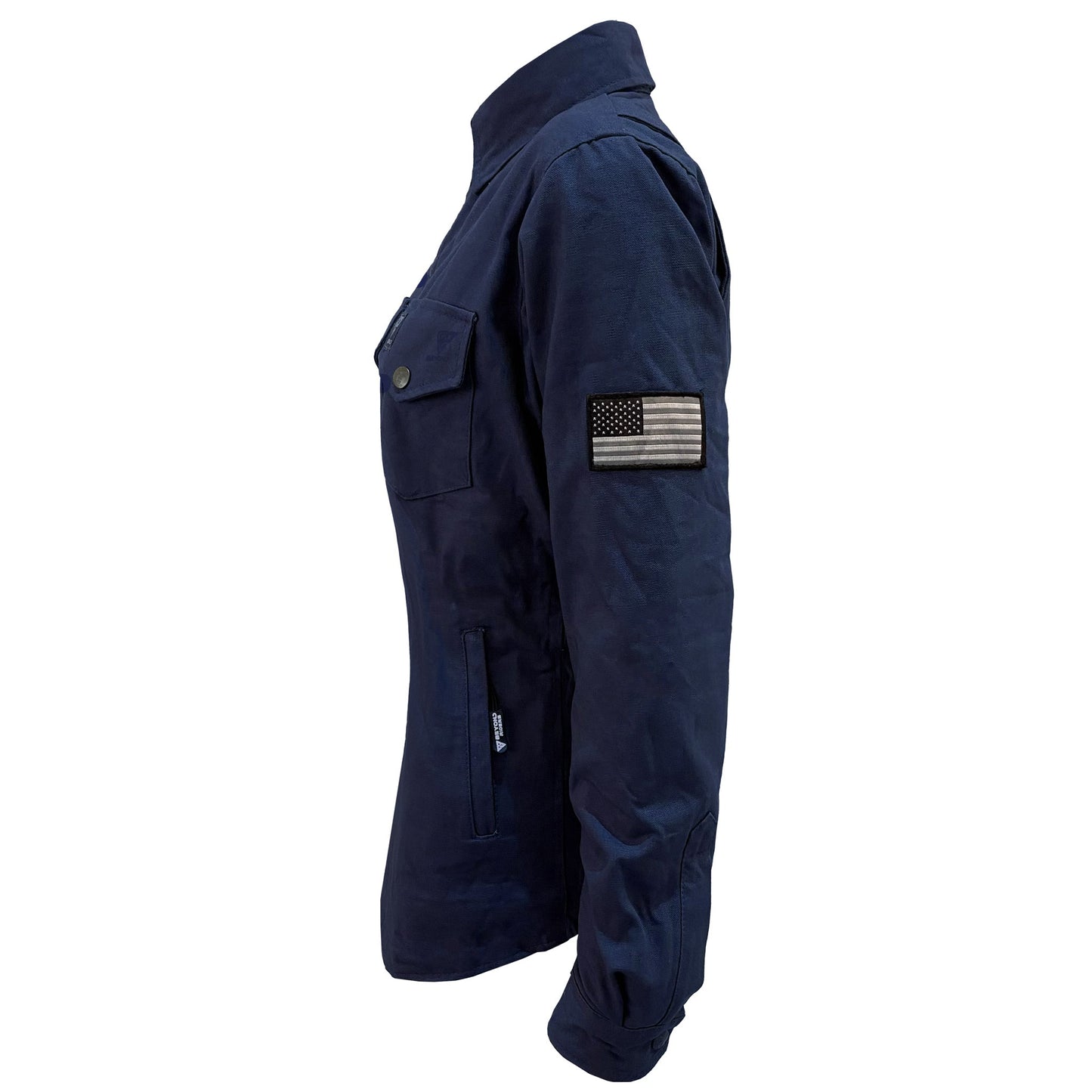 Protective Canvas Jacket for Women - Navy Blue