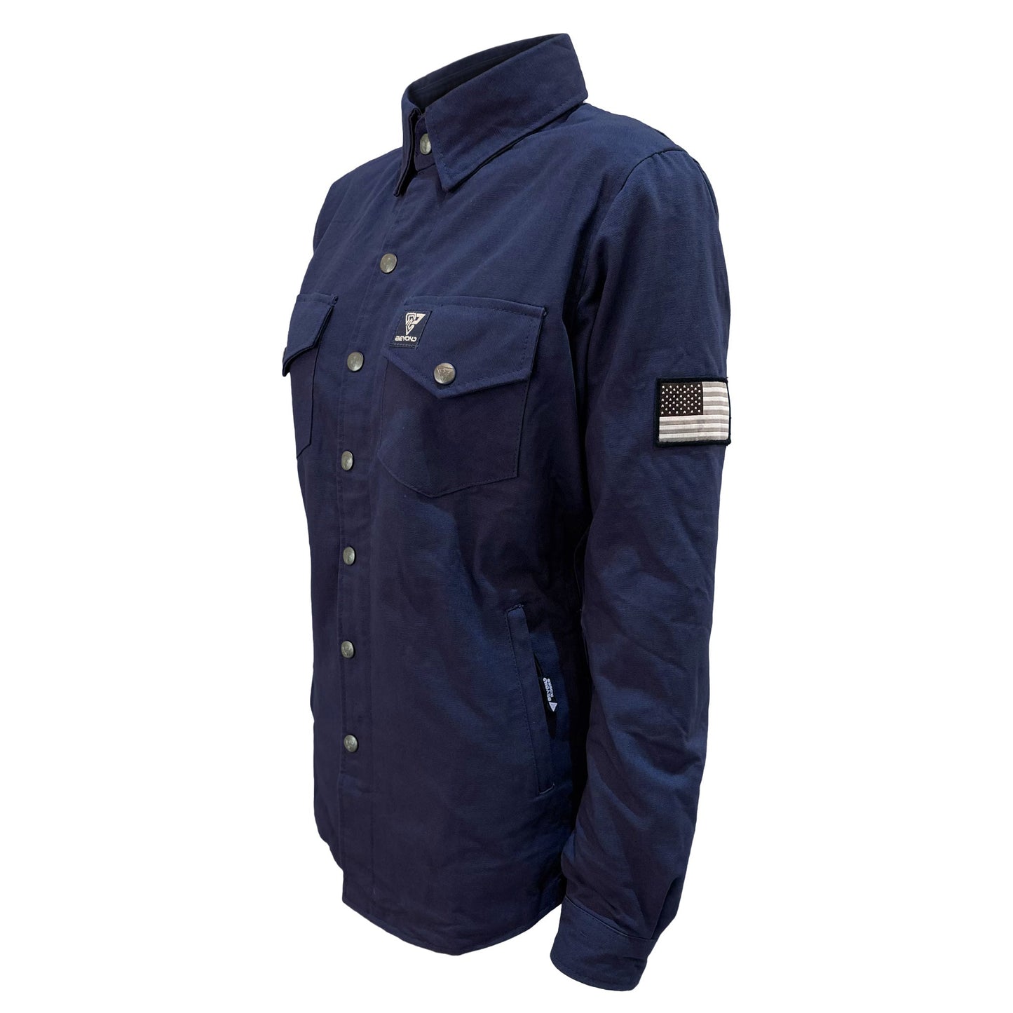 Protective Canvas Jacket for Women - Navy Blue