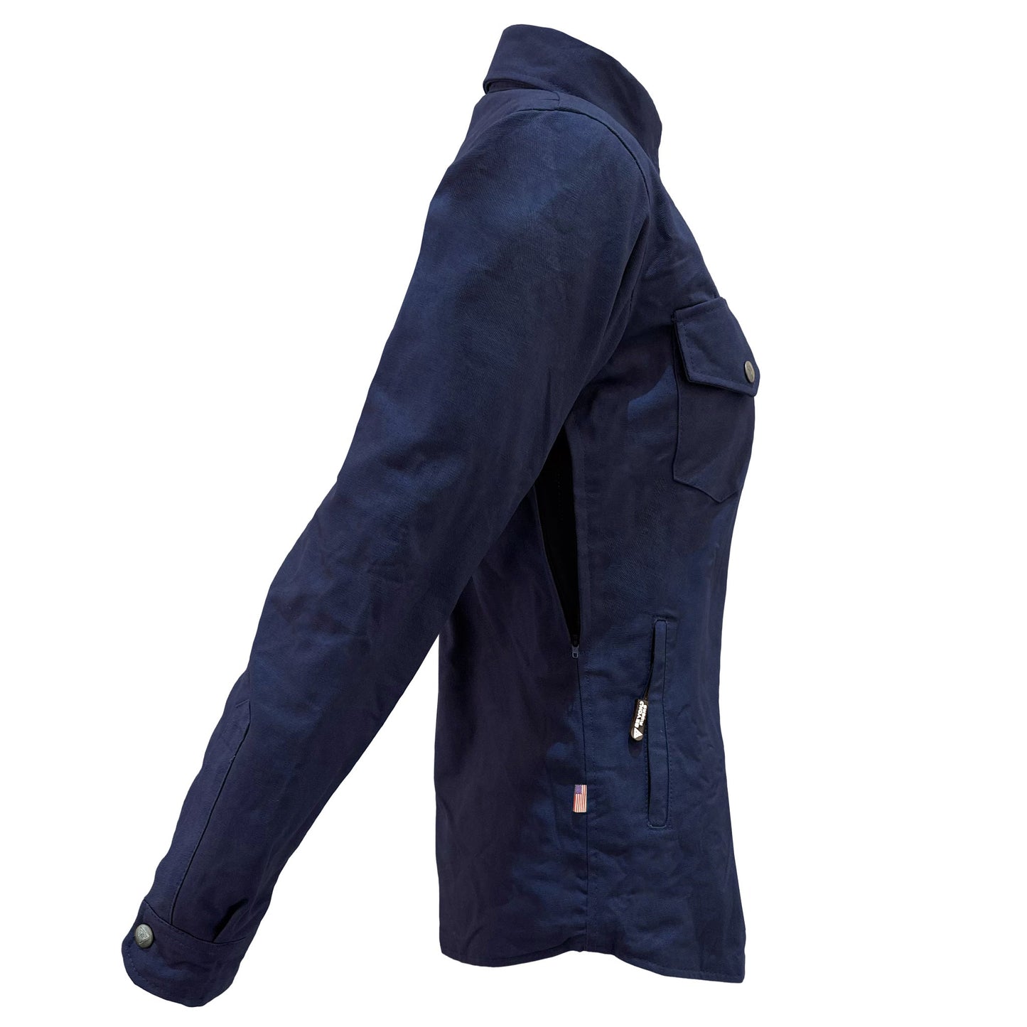 Protective Canvas Jacket for Women - Navy Blue