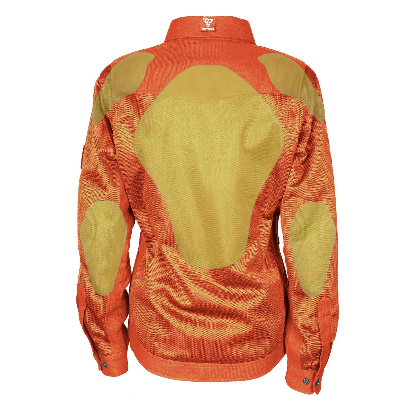 Protective Summer Mesh Shirt for Women - Orange Solid