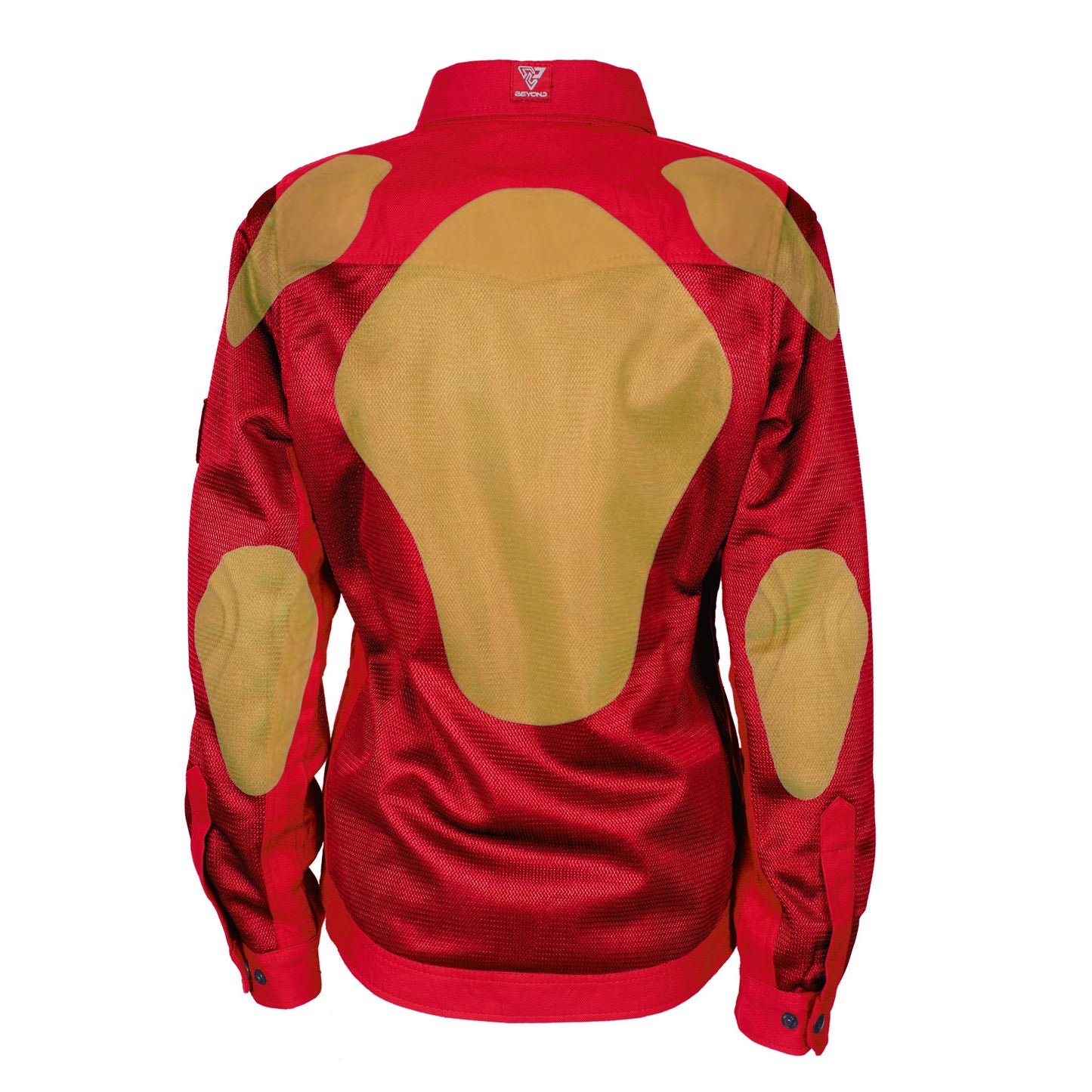 Protective Summer Mesh Shirt for Women - Red Solid