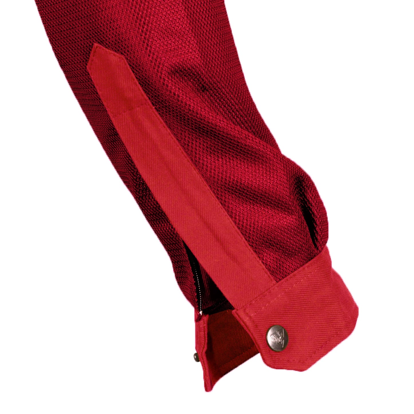 Protective Summer Mesh Shirt for Women - Red Solid