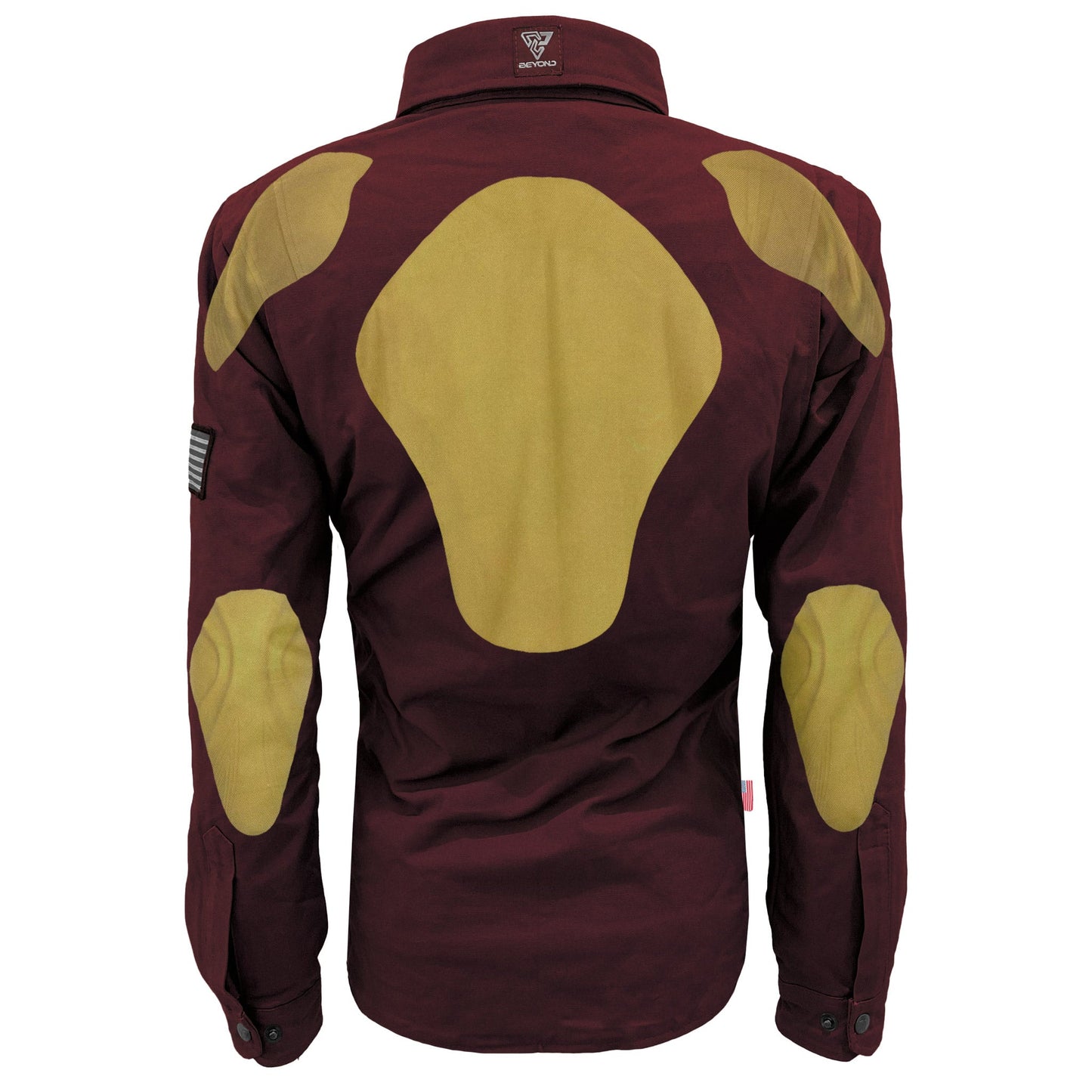 Protective Canvas Jacket for Women - Red Maroon