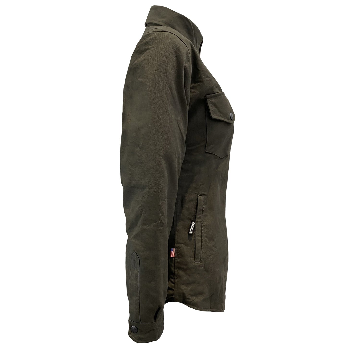 Protective Canvas Jacket for Women - Army Green