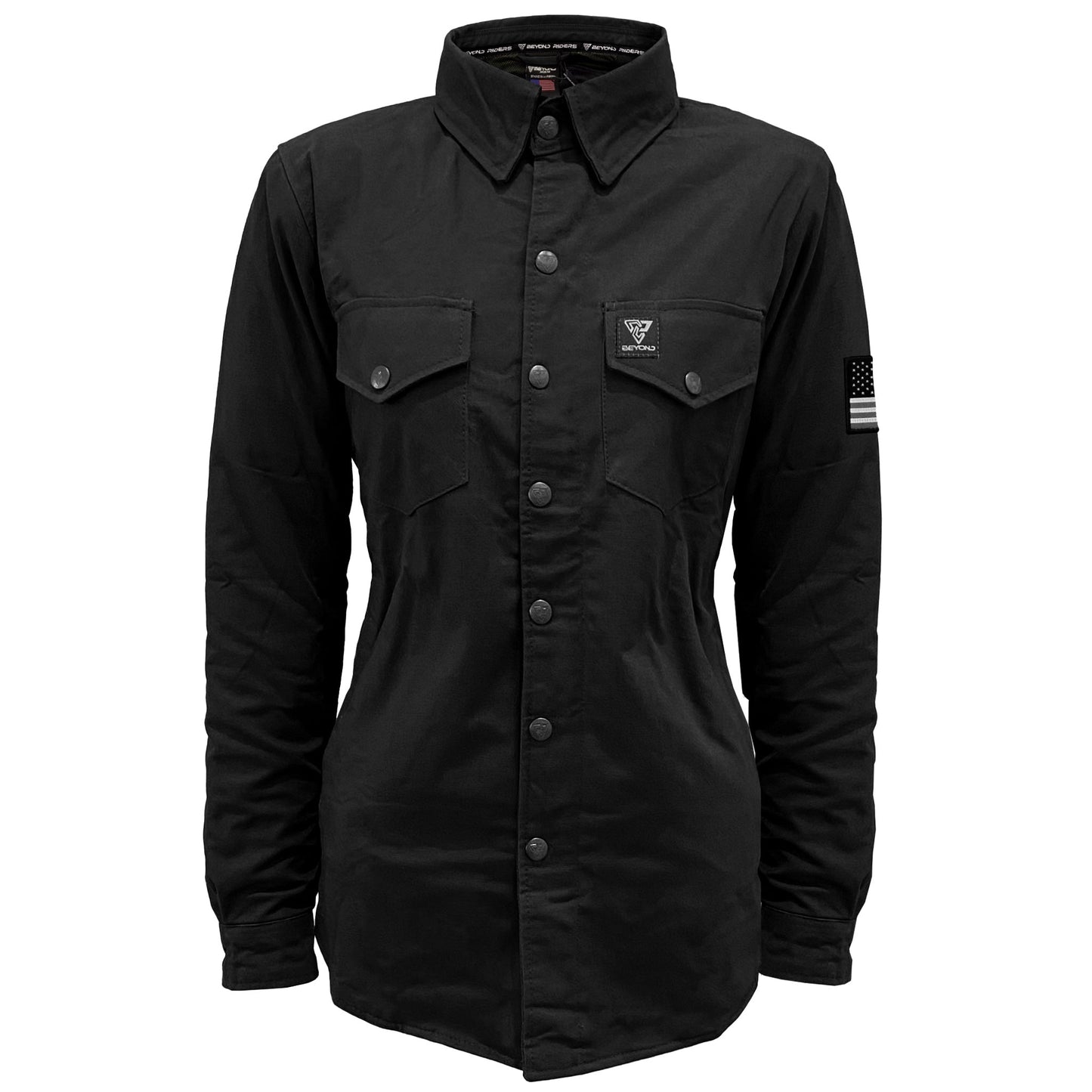 Protective Canvas Jacket for Women - Black