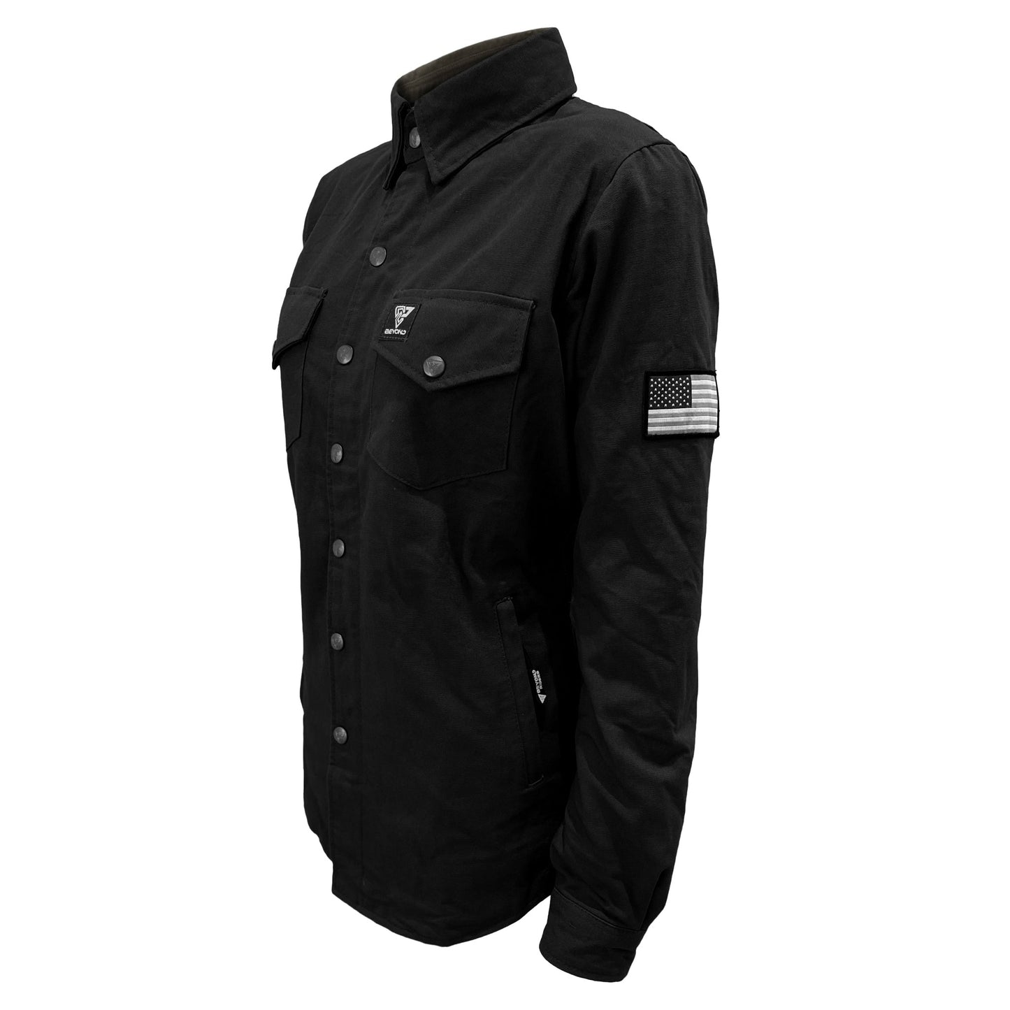 Protective Canvas Jacket for Women - Black