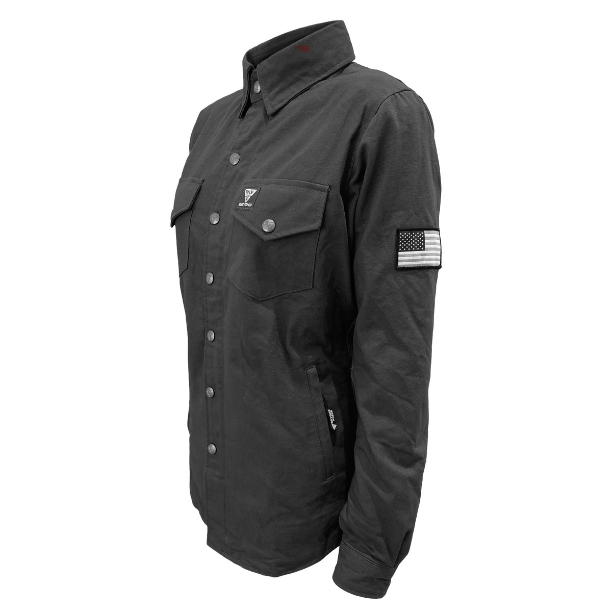 Protective Canvas Jacket for Women - Dark Grey