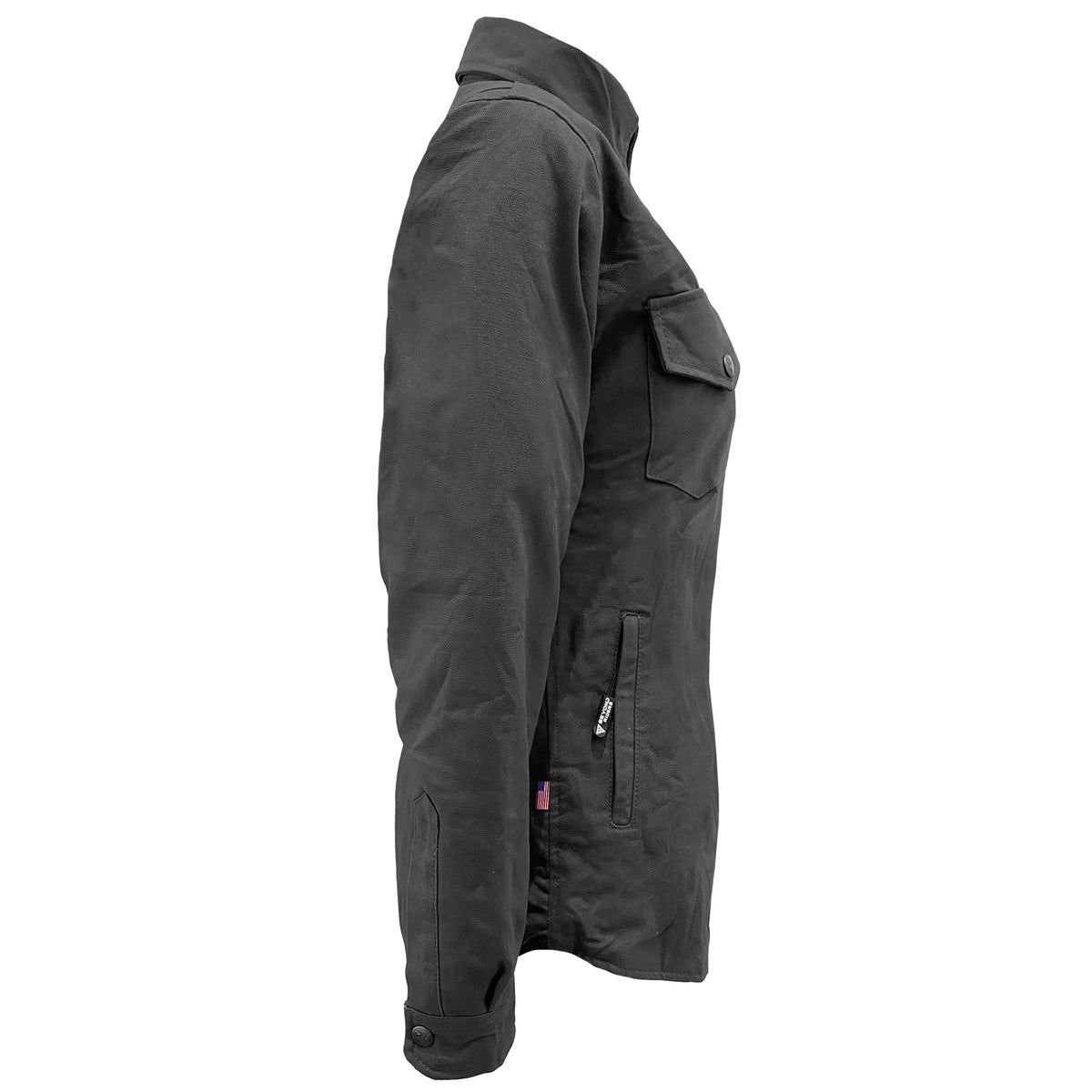 Protective Canvas Jacket for Women - Dark Grey