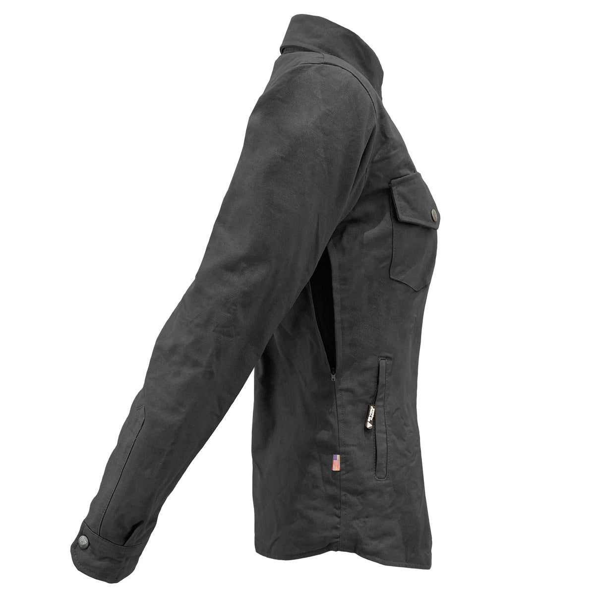 Protective Canvas Jacket for Women - Dark Grey