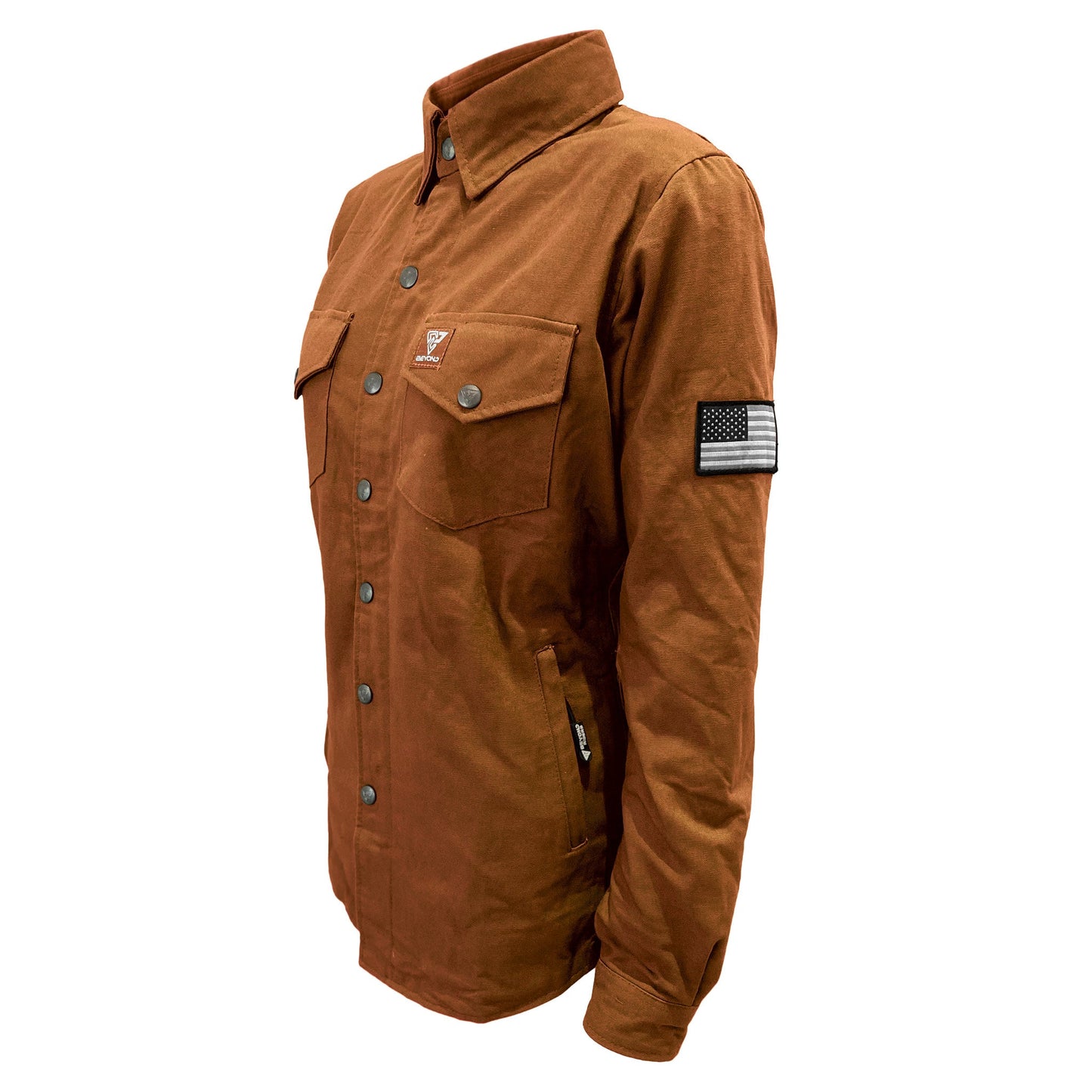 Protective Canvas Jacket for Women - Light Brown