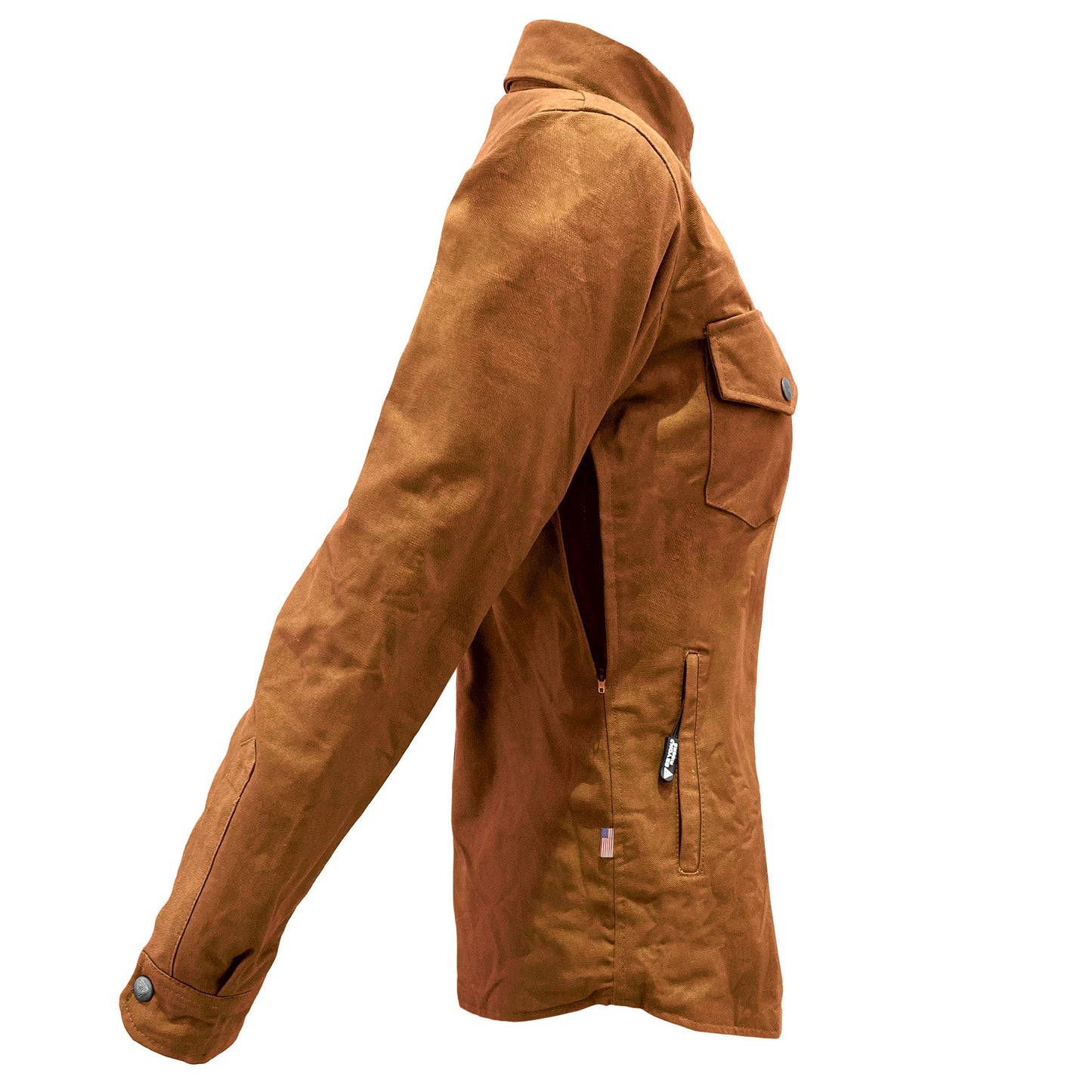 Protective Canvas Jacket for Women - Light Brown