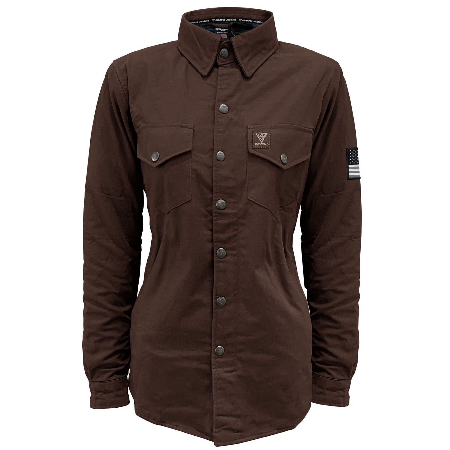 Protective Canvas Jacket for Women - Dark Brown