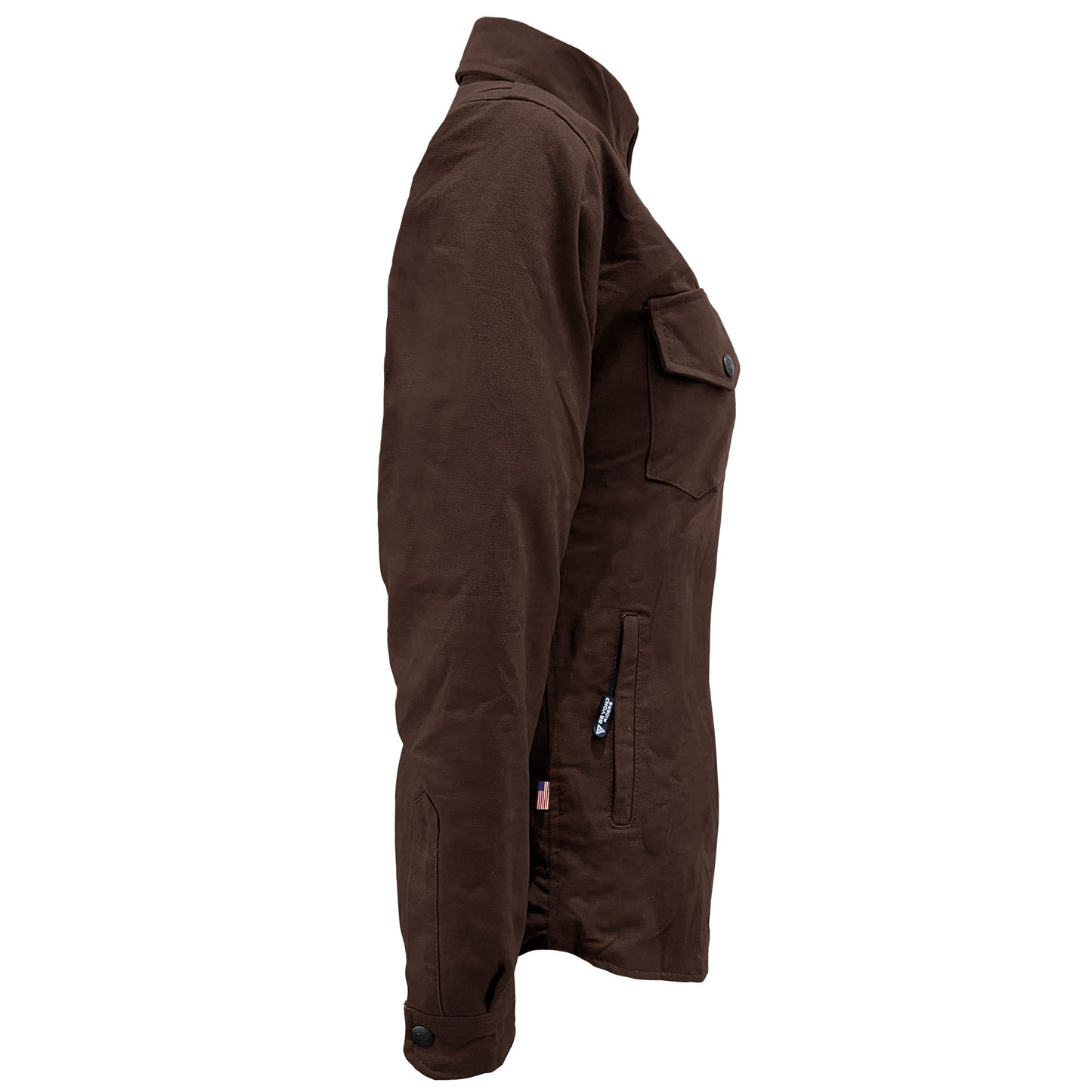 Protective Canvas Jacket for Women - Dark Brown