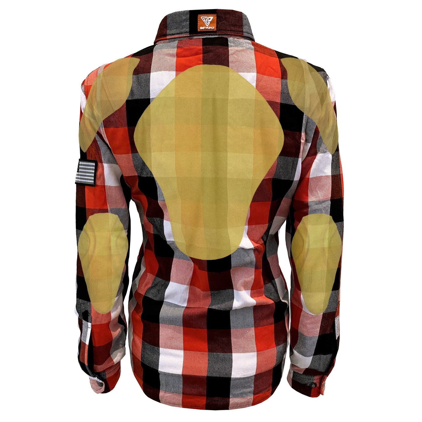 Protective Flannel Shirt for Women - Red Black White Checkered