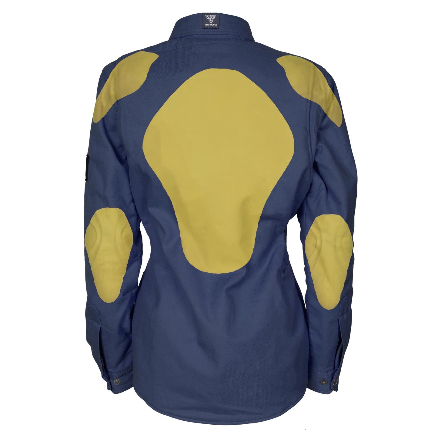Protective Flannel Shirt for Women - Navy Blue Solid