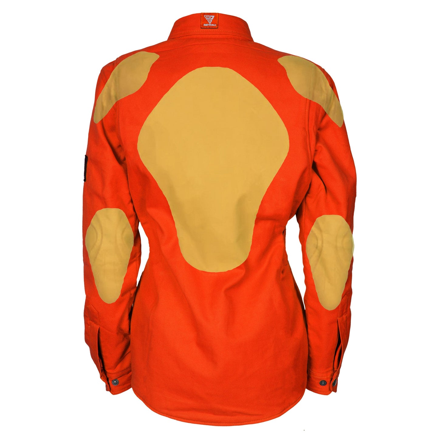 Protective Flannel Shirt for Women - Orange Solid