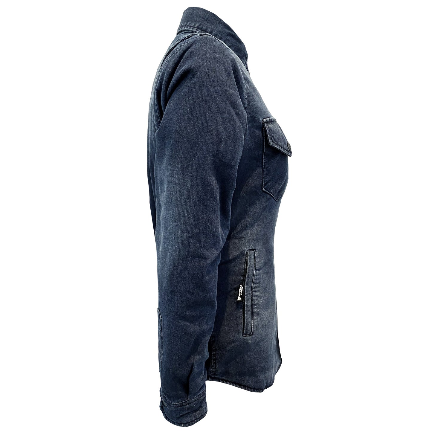 Protective Jeans Jacket for Women - Faded Blue