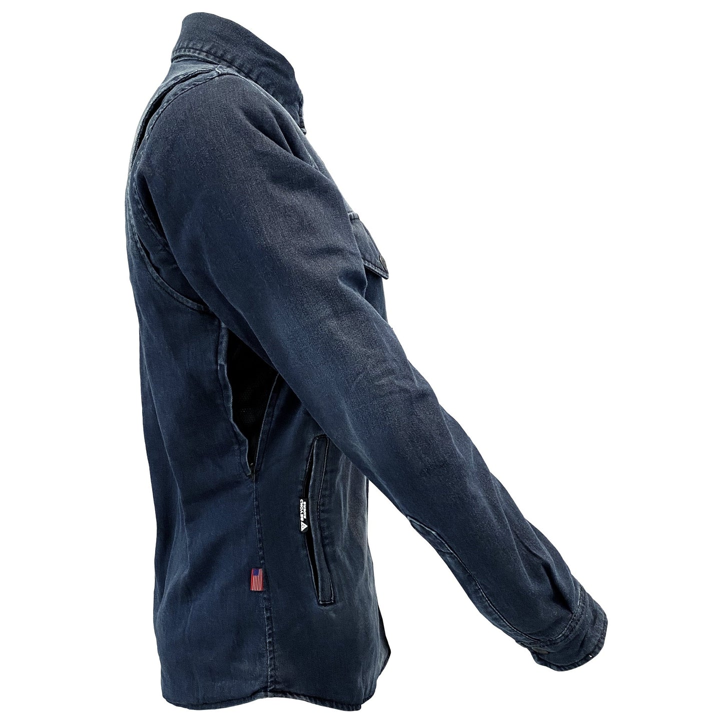 Protective Jeans Jacket for Women - Faded Blue