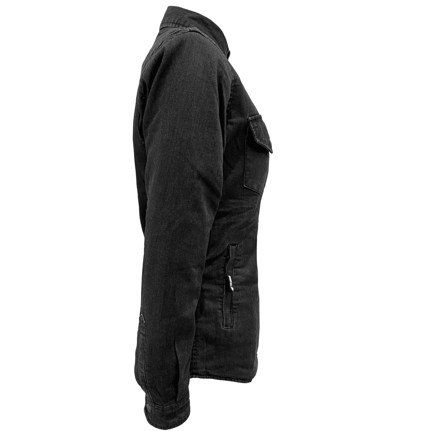 Protective Jeans Jacket for Women - Black
