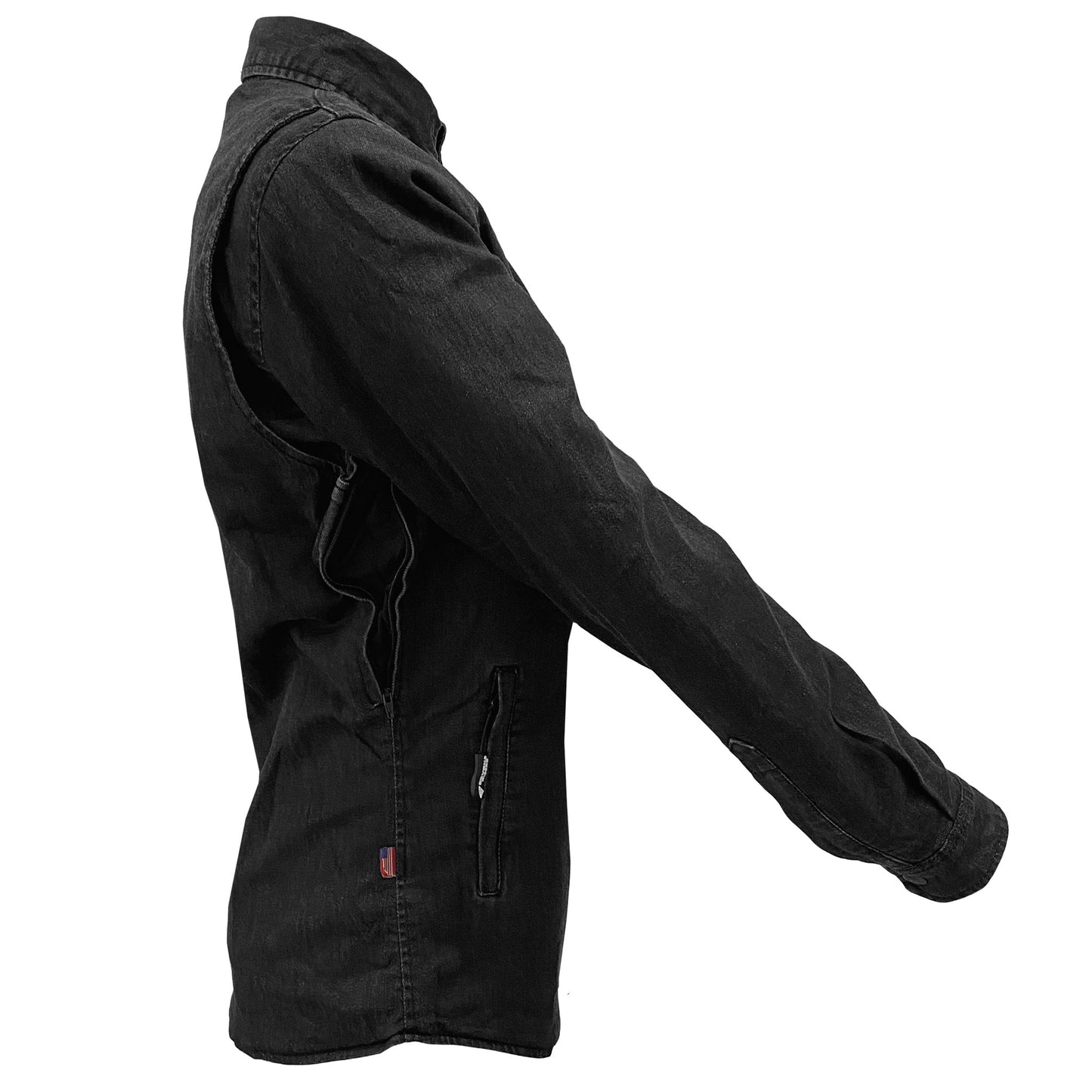 Protective Jeans Jacket for Women - Black