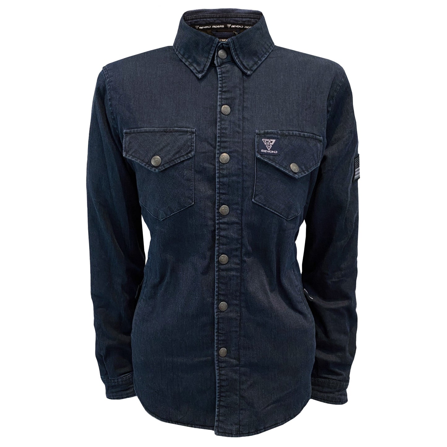 Protective Jeans Jacket for Women - Indigo Blue