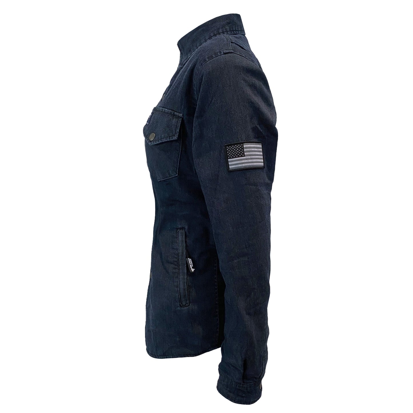 Protective Jeans Jacket for Women - Indigo Blue