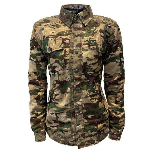 Summer Protective Camouflage Mesh Shirt "Delta Four" for Women
