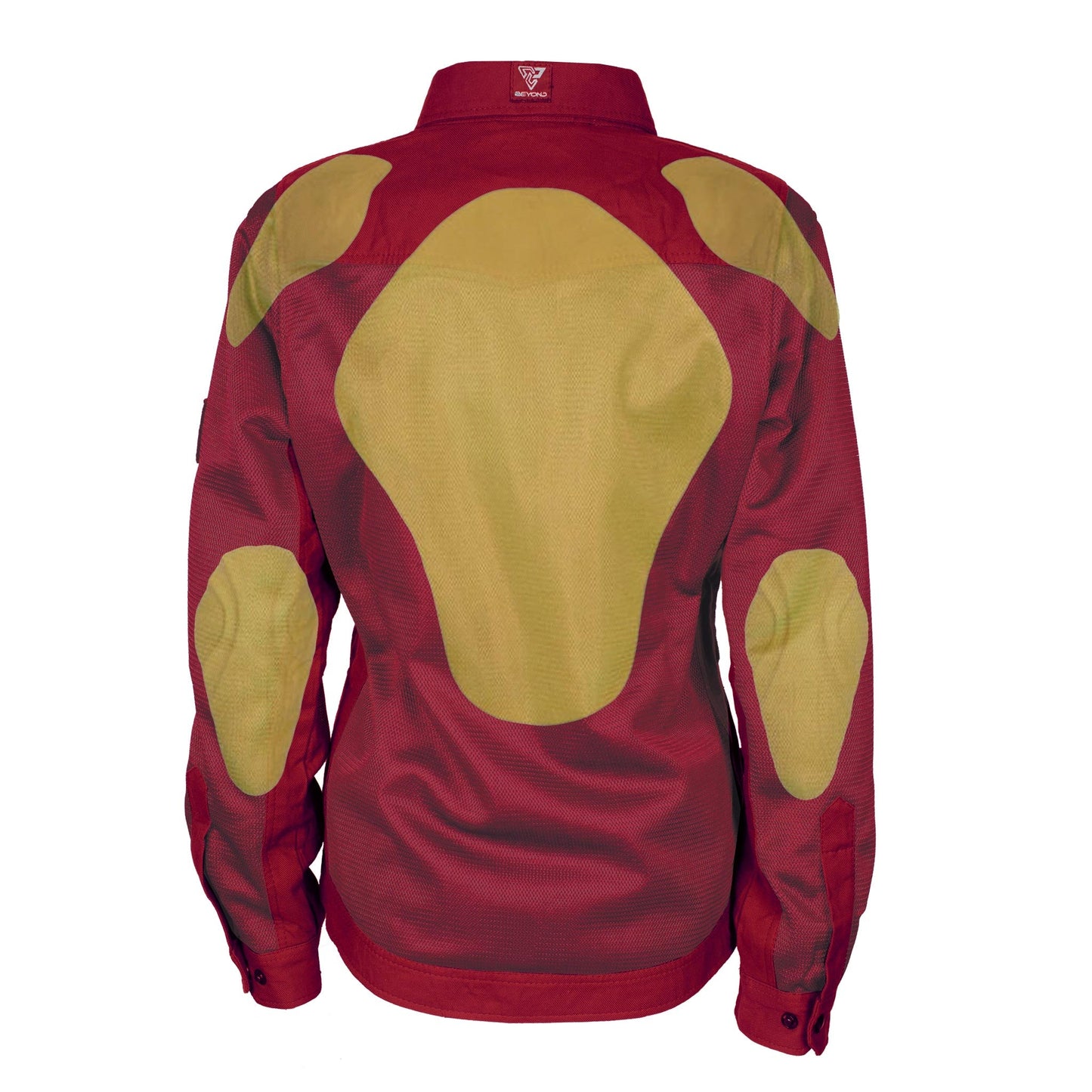 Protective Summer Mesh Shirt for Women - Red Maroon Solid