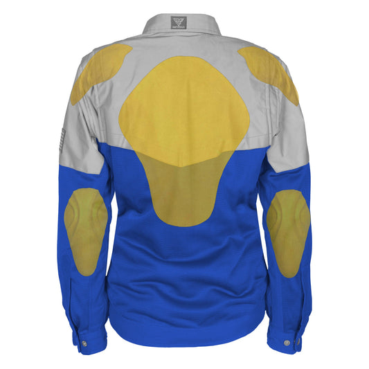 Summer Mesh Reflective Shirt Blue Eclipse for Women