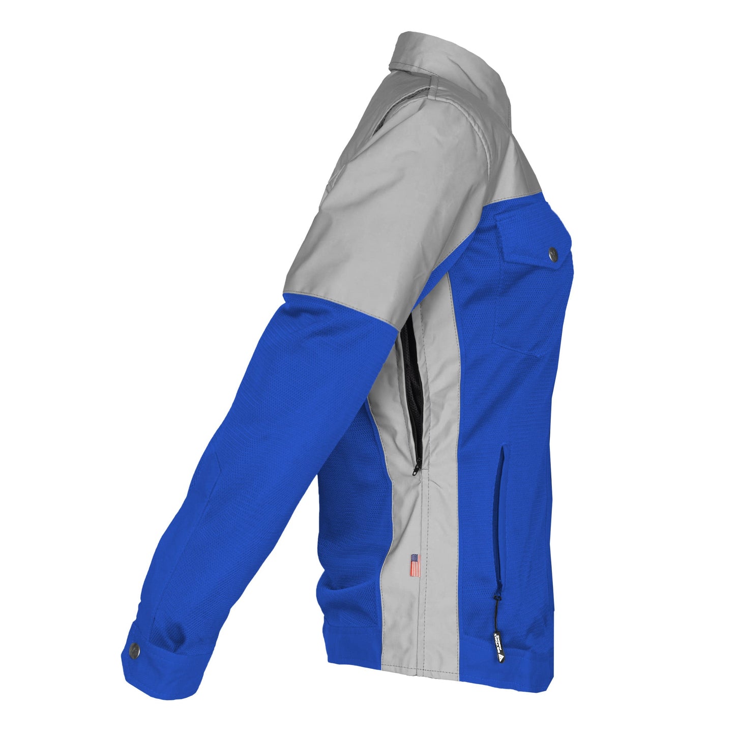 Summer Mesh Reflective Shirt Blue Eclipse for Women