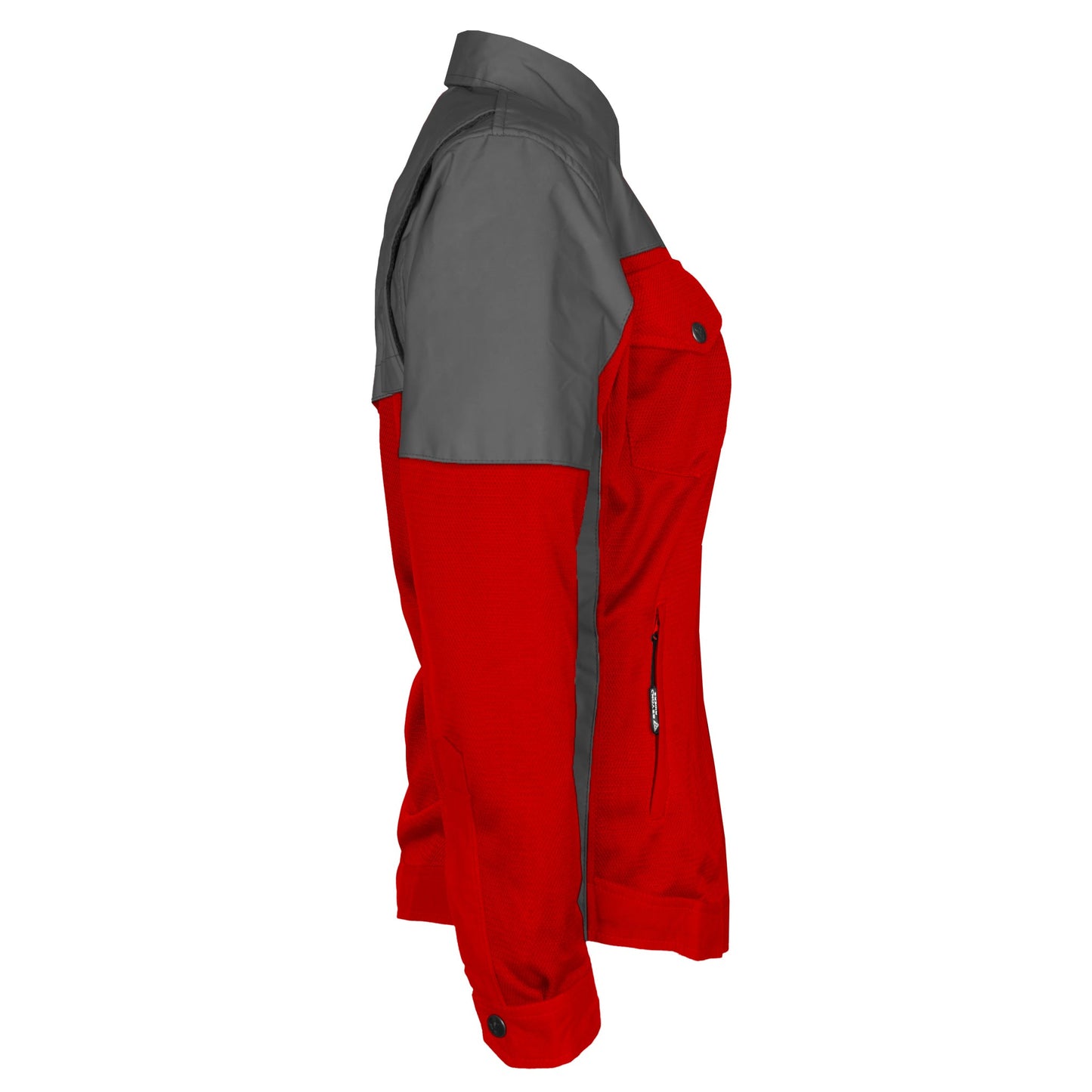 Summer Mesh Reflective Shirt Red Nebula for Women
