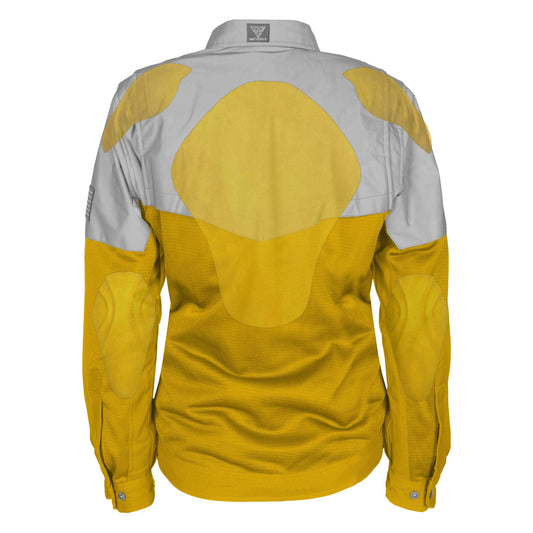 Summer Mesh Reflective Shirt Yellow Eclipse for Women
