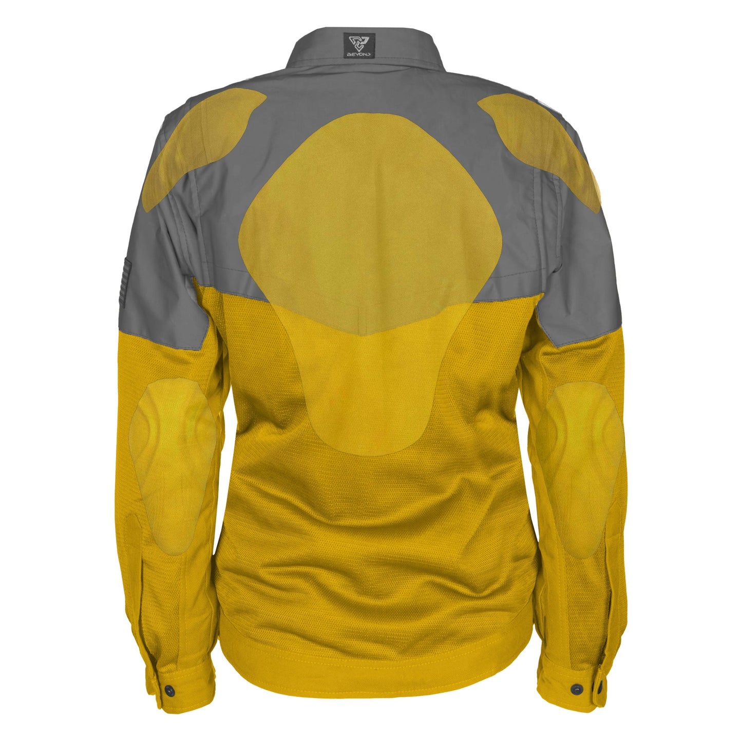Summer Mesh Reflective Shirt Yellow Nebula for Women
