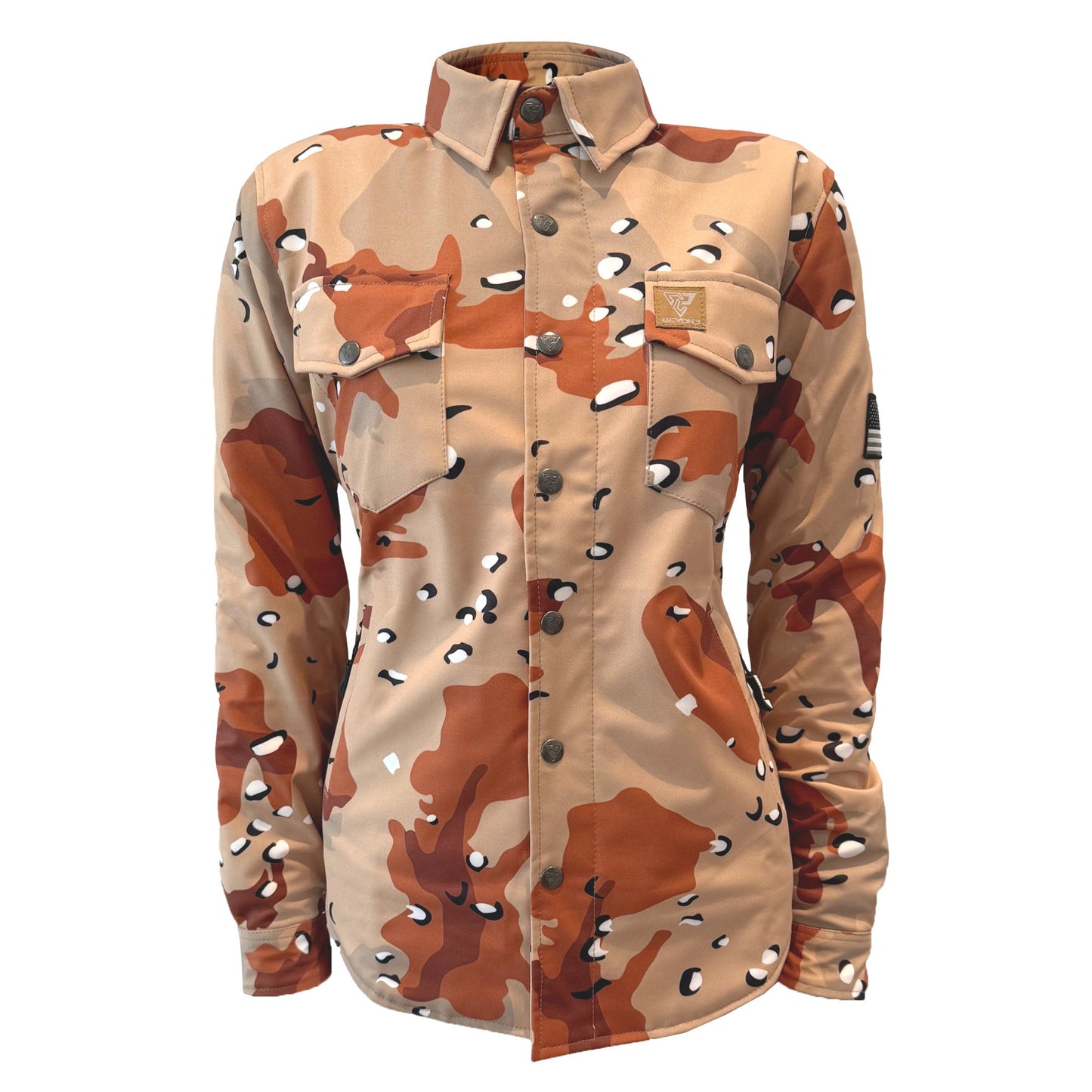 Protective SoftShell Winter Jacket for Women Camouflage Daggel Two