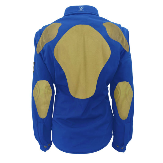 Protective SoftShell Winter Jacket for Women – Light Blue Matte