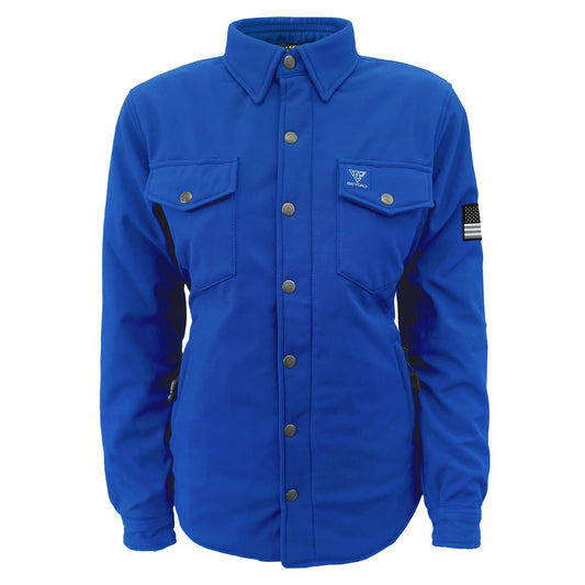 Protective SoftShell Winter Jacket for Women – Light Blue Matte