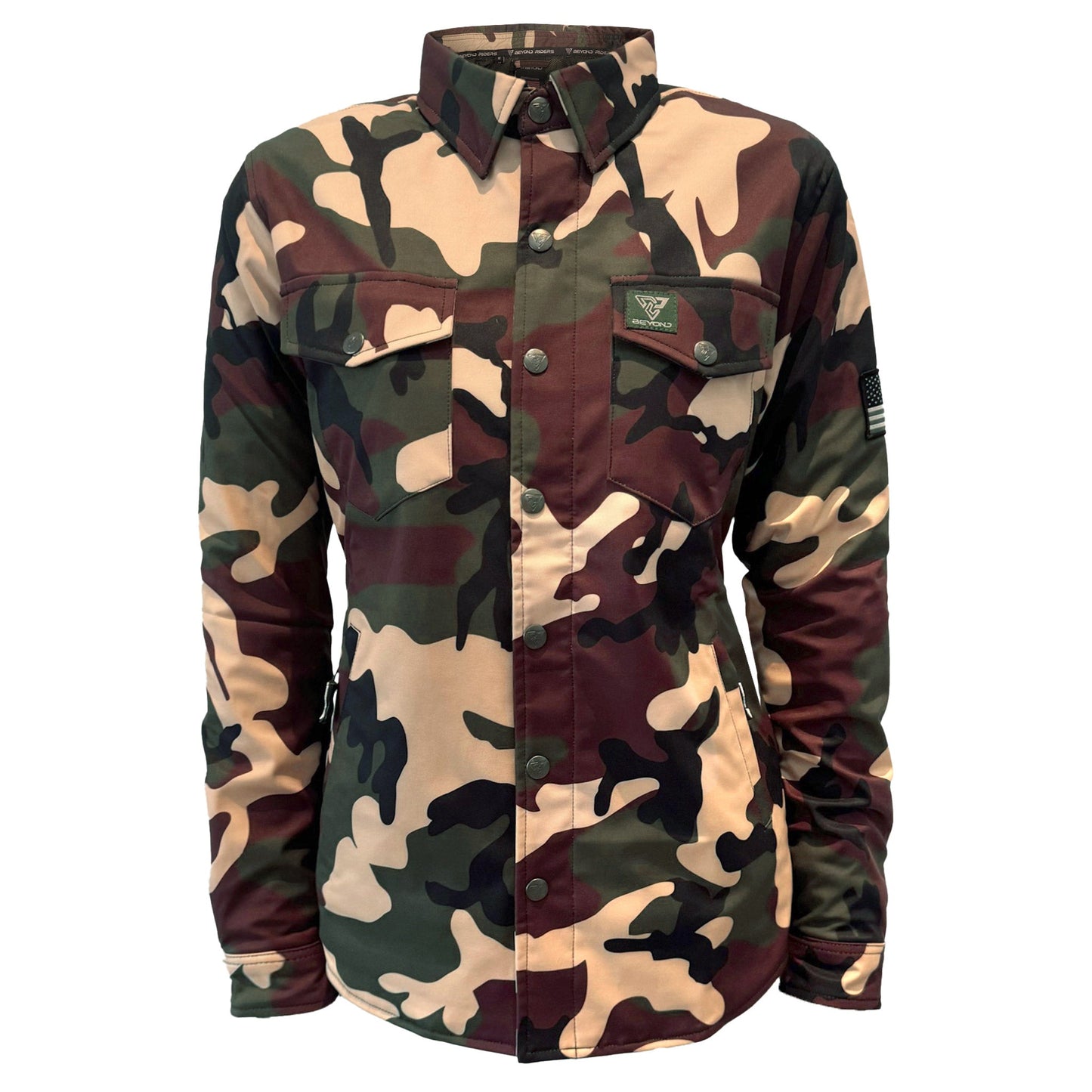 Protective SoftShell Winter Jacket for Women Camouflage Knight Hawk