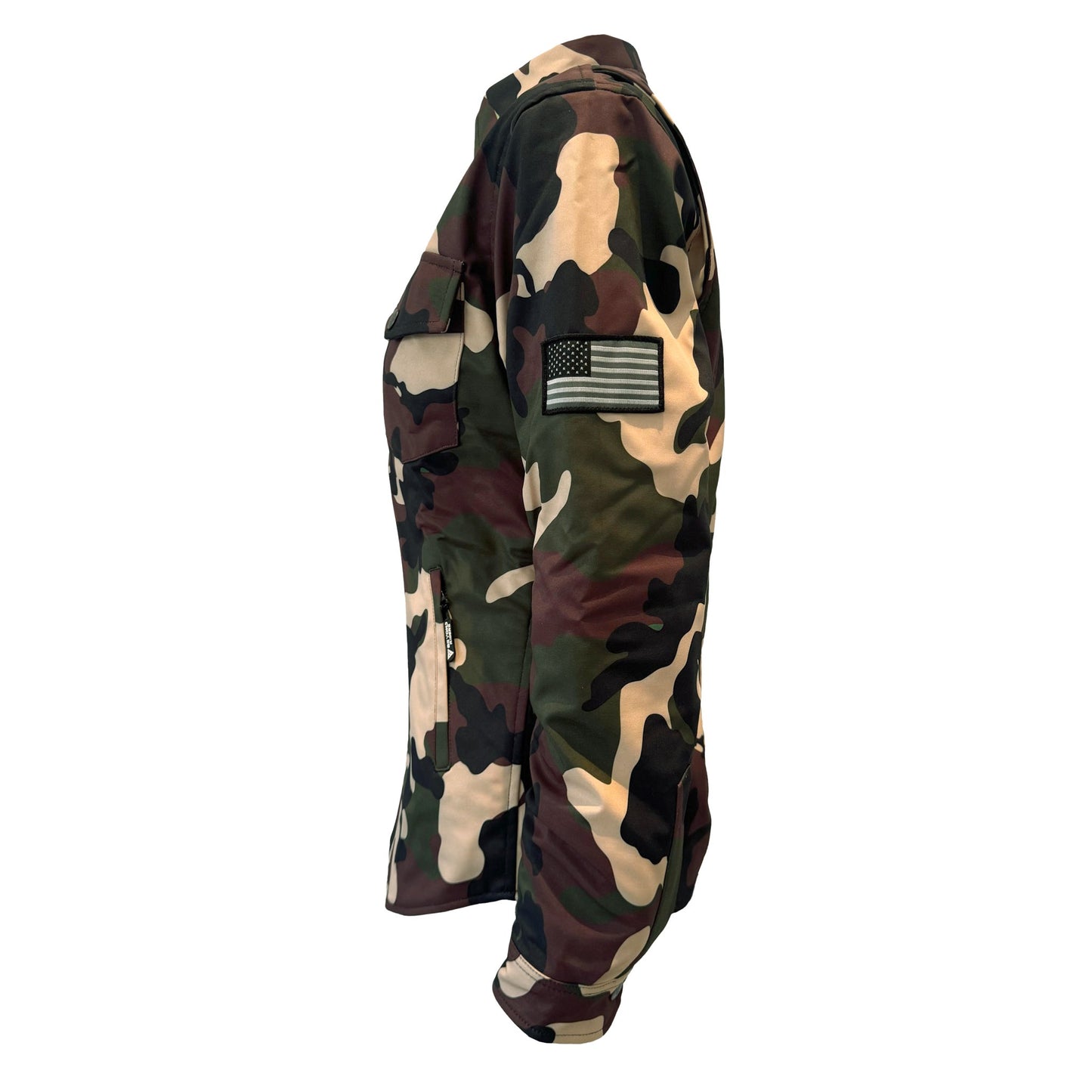 Protective SoftShell Winter Jacket for Women Camouflage Knight Hawk