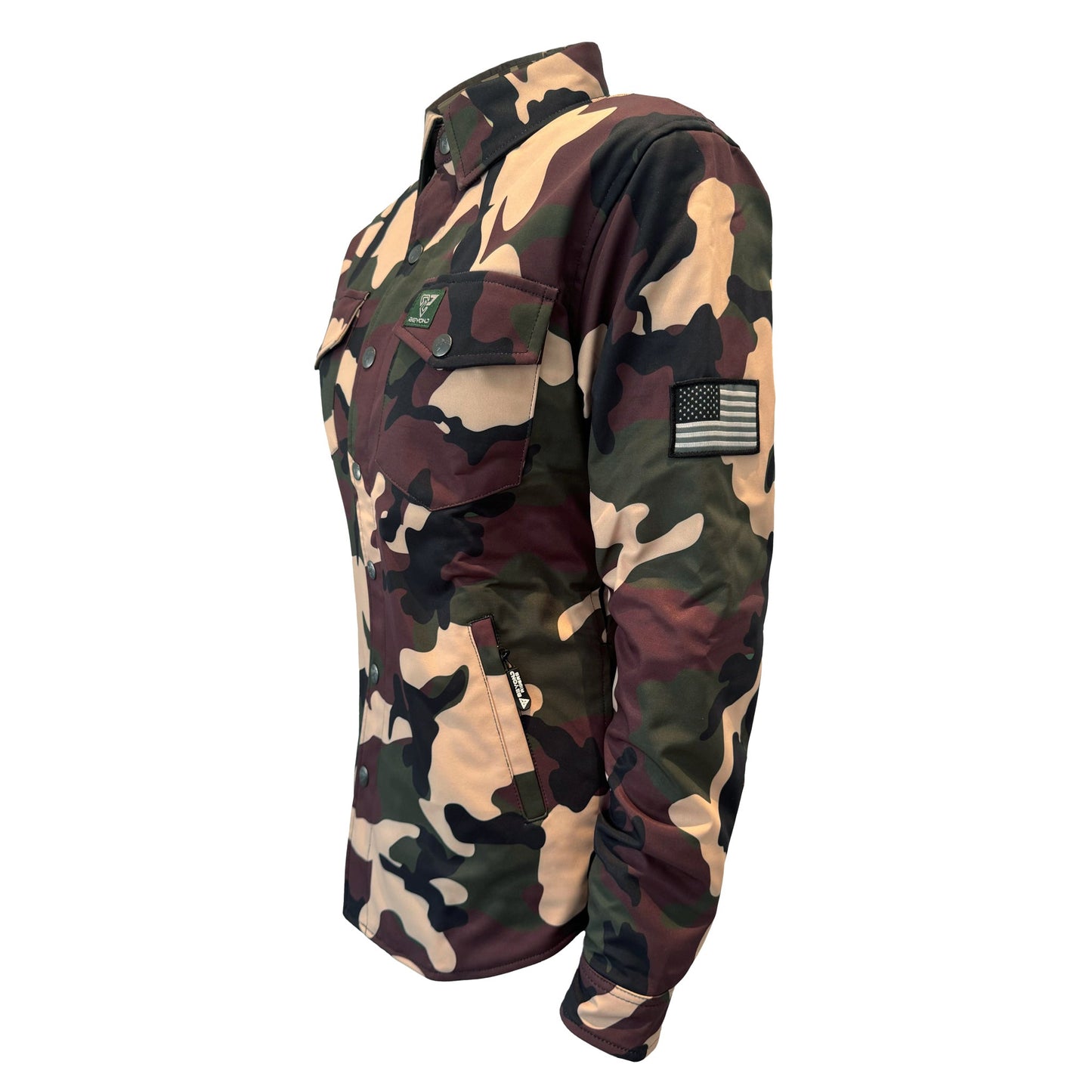 Protective SoftShell Winter Jacket for Women Camouflage Knight Hawk