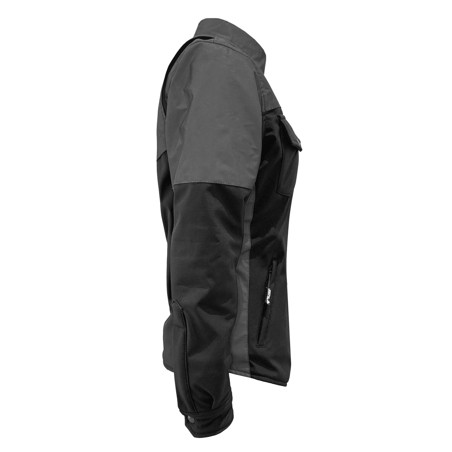 SoftShell Reflective "Nightfall Nebula" Winter Jacket for Women - Black Matte
