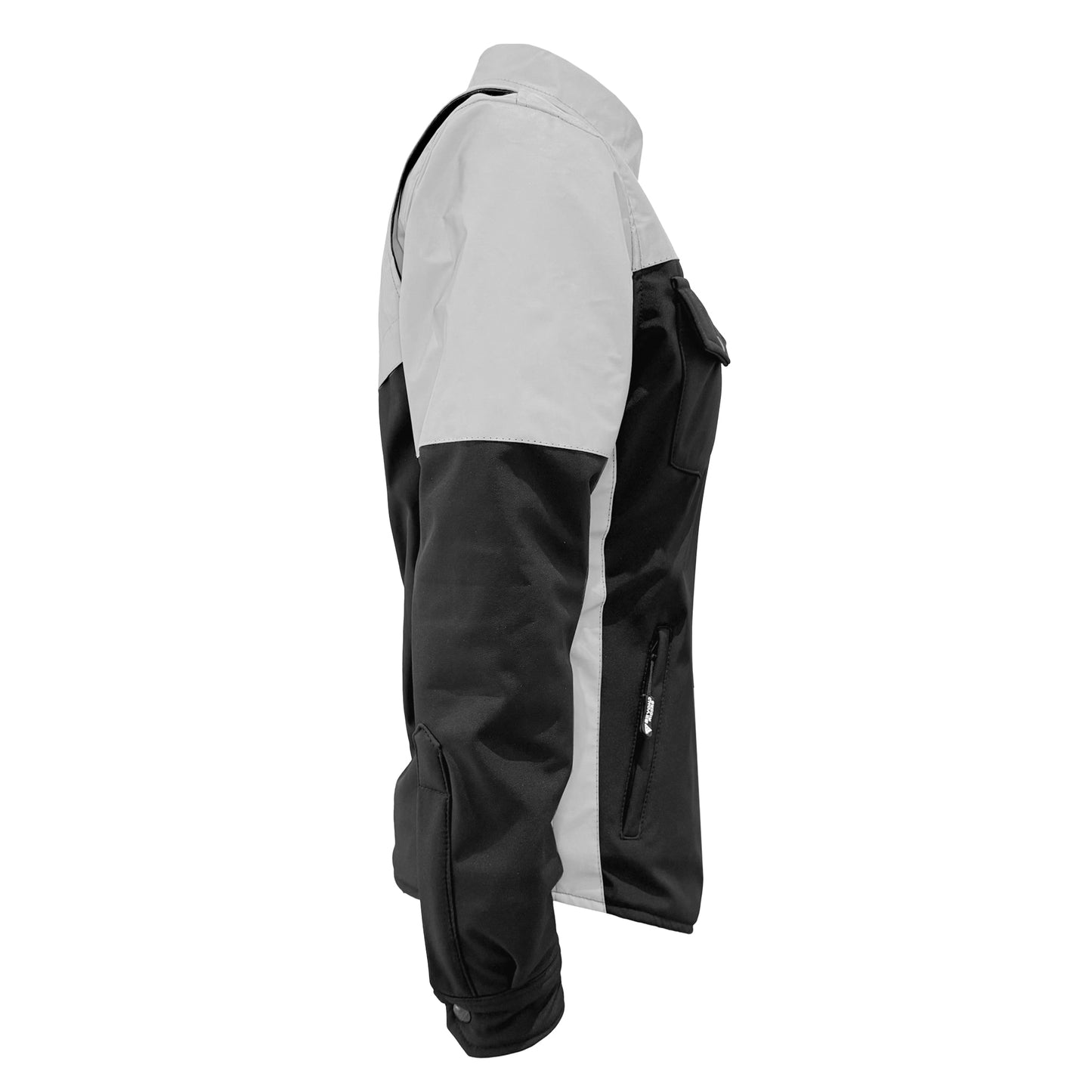 SoftShell Reflective "Alloy Ecplise" Winter Jacket for Women - Black and Silver