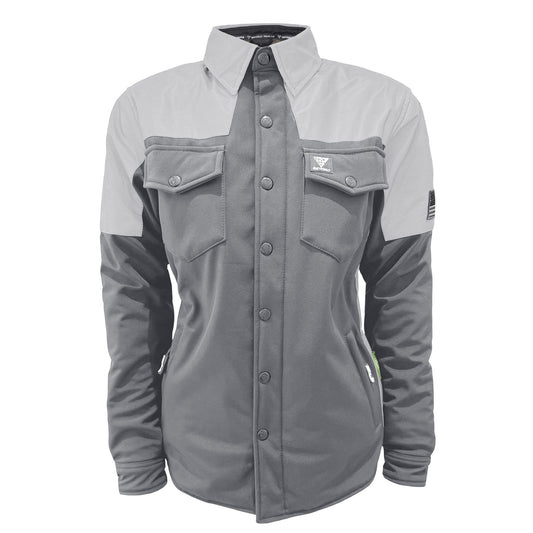 SoftShell Reflective "Twilight Titanium" Winter Jacket for Women - Grey Matte