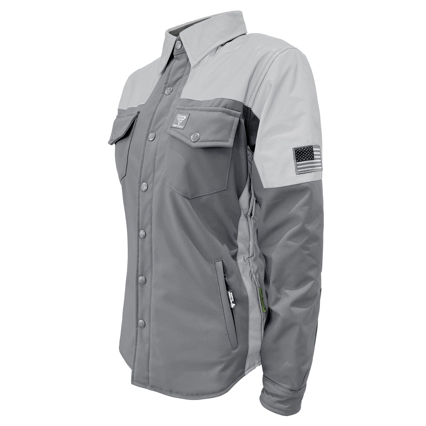 SoftShell Reflective "Twilight Titanium" Winter Jacket for Women - Grey Matte