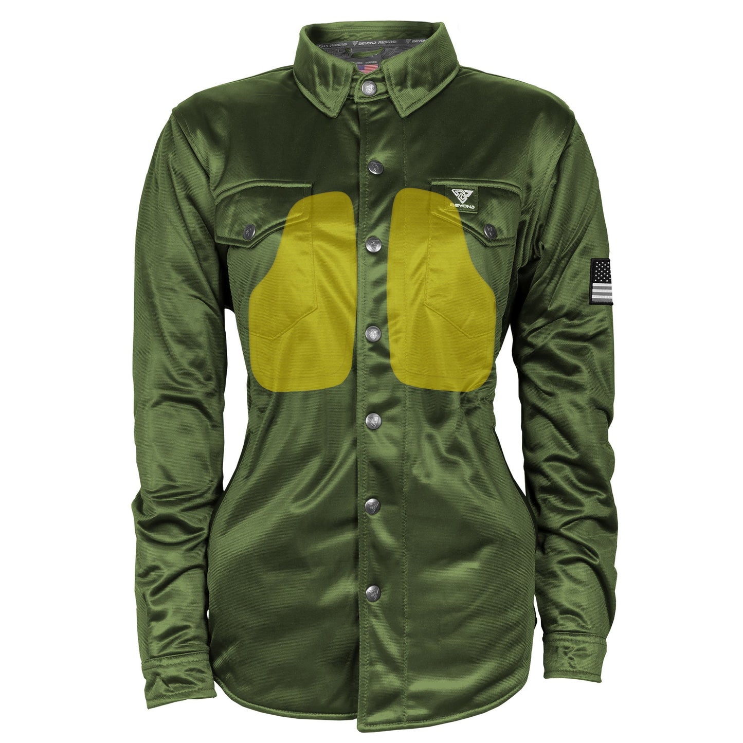 Ultra Protective Shirt for Women - Army Green Solid