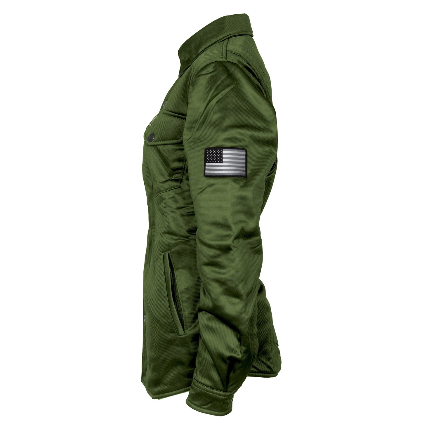 Ultra Protective Shirt for Women - Army Green Solid