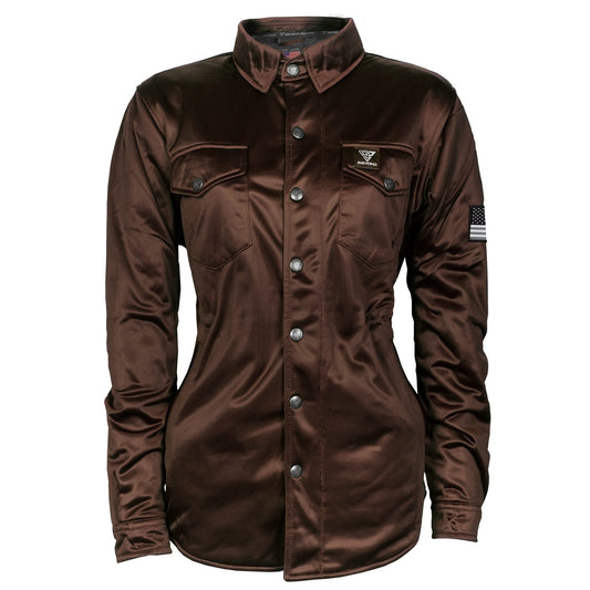 ‌Ultra Protective Shirt for Women - Brown Solid